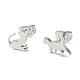 Cute Little Animal Theme 304 Stainless Steel Stud Earrings(EJEW-B041-02D-P)-1