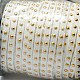 Golden Aluminum Studded Faux Suede Cord(LW-D004-03)-2