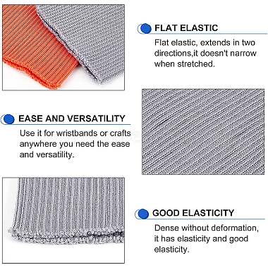 Fingerinspire 10Pcs 5 Colors Ribbing Pattern Polyester Oversleeves(FIND-FG0001-66)-4