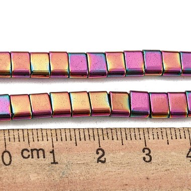 Electroplated Non-magnetic Synthetic Hematite Beads Strands(G-C106-B02-01B)-4