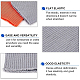 Fingerinspire 10Pcs 5 Colors Ribbing Pattern Polyester Oversleeves(FIND-FG0001-66)-4