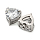 304 Stainless Steel Charms Micro Pave Cubic Zirconia(STAS-L022-089P)-2