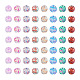 240Pcs 8 Colors Transparent Baking Painted Glass Beads(GLAA-TA0001-18)-2
