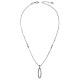 TINYSAND  inchesO inches Shaped 925 Sterling Silver Cubic Zirconia Pendant Necklaces(TS-N317-S)-2