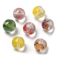 Glass Beads, Round, Mixed Color, 10~10.5mm, Hole: 1.4mm(FIND-C039-06)