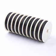 Tiger Tail Wire, Nylon-coated Stainless Steel, Black, 1.0mm, about 32.8 Feet(10m)/roll(X-L1.0MM20)