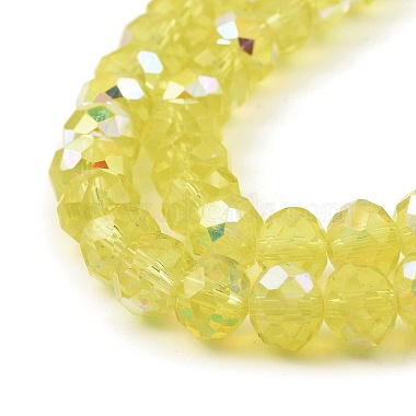 Baking Painted Transparent Glass Beads Strands(DGLA-A034-J8mm-B05)-3