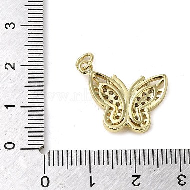 Brass Micro Pave Clear Cubic Zirconia Pendants(KK-U005-01I-G)-3