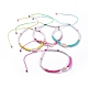 Handmade Polymer Clay Heishi Beads Braided Beaded Necklaces(NJEW-JN02724)-1