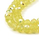 Baking Painted Transparent Glass Beads Strands(DGLA-A034-J8mm-B05)-3