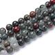 Natural African Bloodstone Beads Strands(G-R345-10mm-50)-1