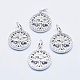 Brass Micro Pave Cubic Zirconia Charms(RB-I078-68P-NR)-1