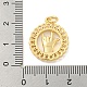 Brass Micro Pave Clear Cubic Zirconia Pendants(KK-U007-01G-02)-3