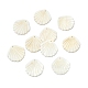 10Pcs Carved Natural Freshwater Shell Pendants(SHEL-YW0001-15)-1