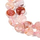 Natural Red Hematoid Quartz/Ferruginous Quartz Beads Strands(G-C116-A72-01)-3