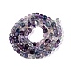 Natural Purple Fluorite Beads Strands(G-N342-123)-2