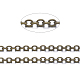 Brass Cable Chains(CHC027Y-AB)-1
