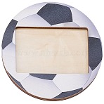 Wooden Photo Frame Stand, Home Desktop Decorations, Football, 210x15.5mm(AJEW-WH20020-135A)