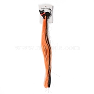 Halloween Headgear, Cat Decorative Wig Hairpin, Party Hair Decorations, Colorful, 385mm(PHAR-H065-02)
