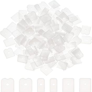 150Pcs 3 Style Silicone Plug, Fit for Shapewear Support Strip/Chain End Cap Cover, White, 8~12mm, 50pcs/style