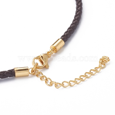 Braided Waxed Polyester Cord Necklaces Making(NJEW-Z011-03G-C)-2