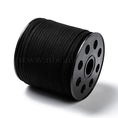 3mm Black Suede Thread & Cord
