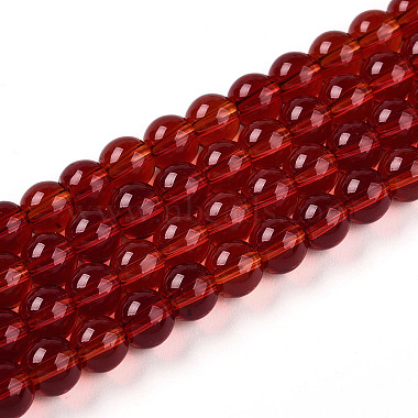 Transparent Glass Beads Strands(GLAA-T032-T6mm-20)-1