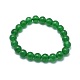 Natural Malaysia Jade(Dyed) Bead Stretch Bracelets(BJEW-K212-C-013)-2