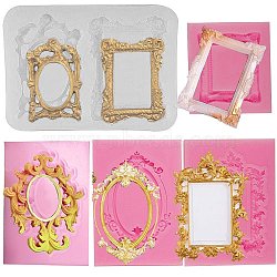 SUNNYCLUE Food Grade Silicone Molds, Fondant Molds, For DIY Cake Decoration, Chocolate, Candy, UV Resin & Epoxy Resin Jewelry Making, Deep Pink, 5pcs/set(DIY-SC0009-05)