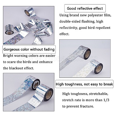 Cinta autoadhesiva repelente de pájaros(DIY-NB0003-90)-4
