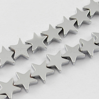 Non-magnetic Synthetic Hematite Beads Strands(G-Q887-6x6mm-7)-2