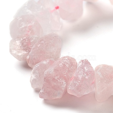 perles de quartz rose brut naturel brut(G-P528-A10-01)-3