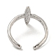 Non-Tarnish 304 Stainless Steel Open Cuff Ring(RJEW-C067-22P)-3