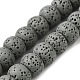 Natural Lava Rock Dyed Beads Strands(G-Z036-A01-M)-2