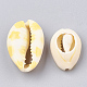 Perles de coquillage cauri naturelles imprimées(X-SHEL-S274-03)-3