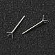 925 стерлинговые серебряные шпильки(STER-P032-10S-2)-2