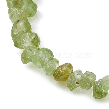 Natural Peridot Anklets(AJEW-AN00592-09)-3