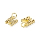 Real 18K Gold Plated Brass Micro Pave Clear Cubic Zirconia Charms(KK-E068-VB452-M)-3