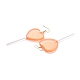 Boucles d'oreilles pendantes sucettes transparentes en forme de coeur pour femme(EJEW-Z015-05B)-2