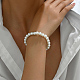 Elegant Adjustable Plastic Imitation Pearl Beaded Stretch Bracelets for Women(DZ1384)-1