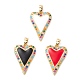 Brass Micro Pave Colorful Cubic Zirconia Pendants(ZIRC-Z019-45-NR)-1