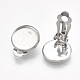 201 Stainless Steel Clip-on Earring Findings(X-STAS-S079-81D)-3