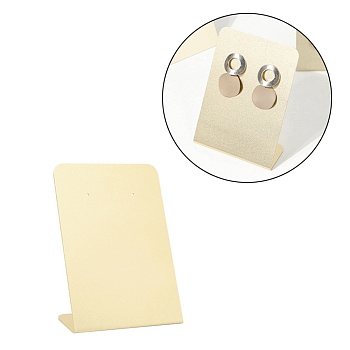 Aluminium Alloy Earring Display Stands, L-Shaped, 8.5x3.1x7cm,Hole: 1.4mm