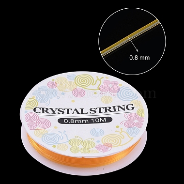 Elastische Kordel Kristallschnur Kristall Faden(EW-S004-0.8mm)-5
