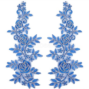 Royal Blue Polyester Ornament Accessories