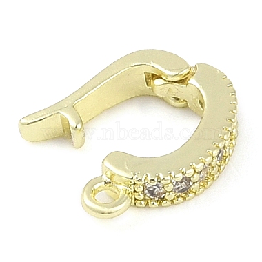 Brass Micro Pave Clear Cubic Zirconia Twister Clasps(KK-L219-01G-01)-2