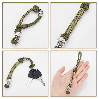 Handmade Nylon Parachute Cord for Men(HJEW-WH0043-66AS-01)-3