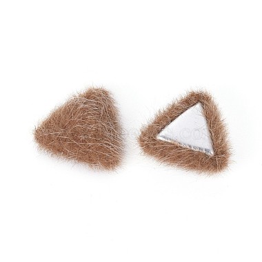 Faux Mink Fur Covered Cabochons(WOVE-X0001-21)-2