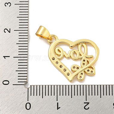 Rack Plating Brass Micro Pave Cubic Zirconia Pendants(KK-B091-50B-G)-3