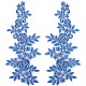 Polyester Metallic Embroidery Lace Appliques(DIY-WH0401-94A)-1